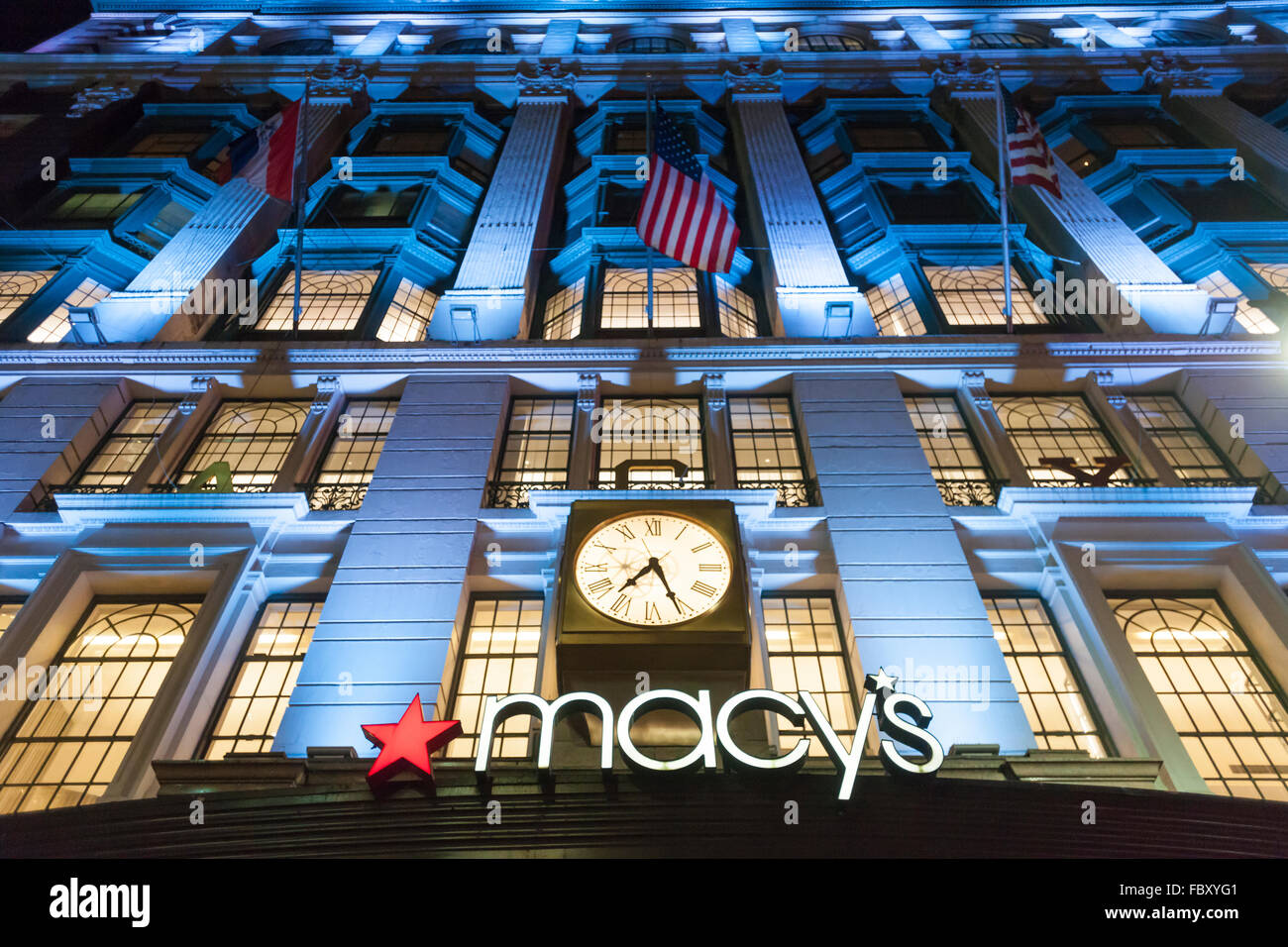 The Macy's Herald Square flagship department store in New York on