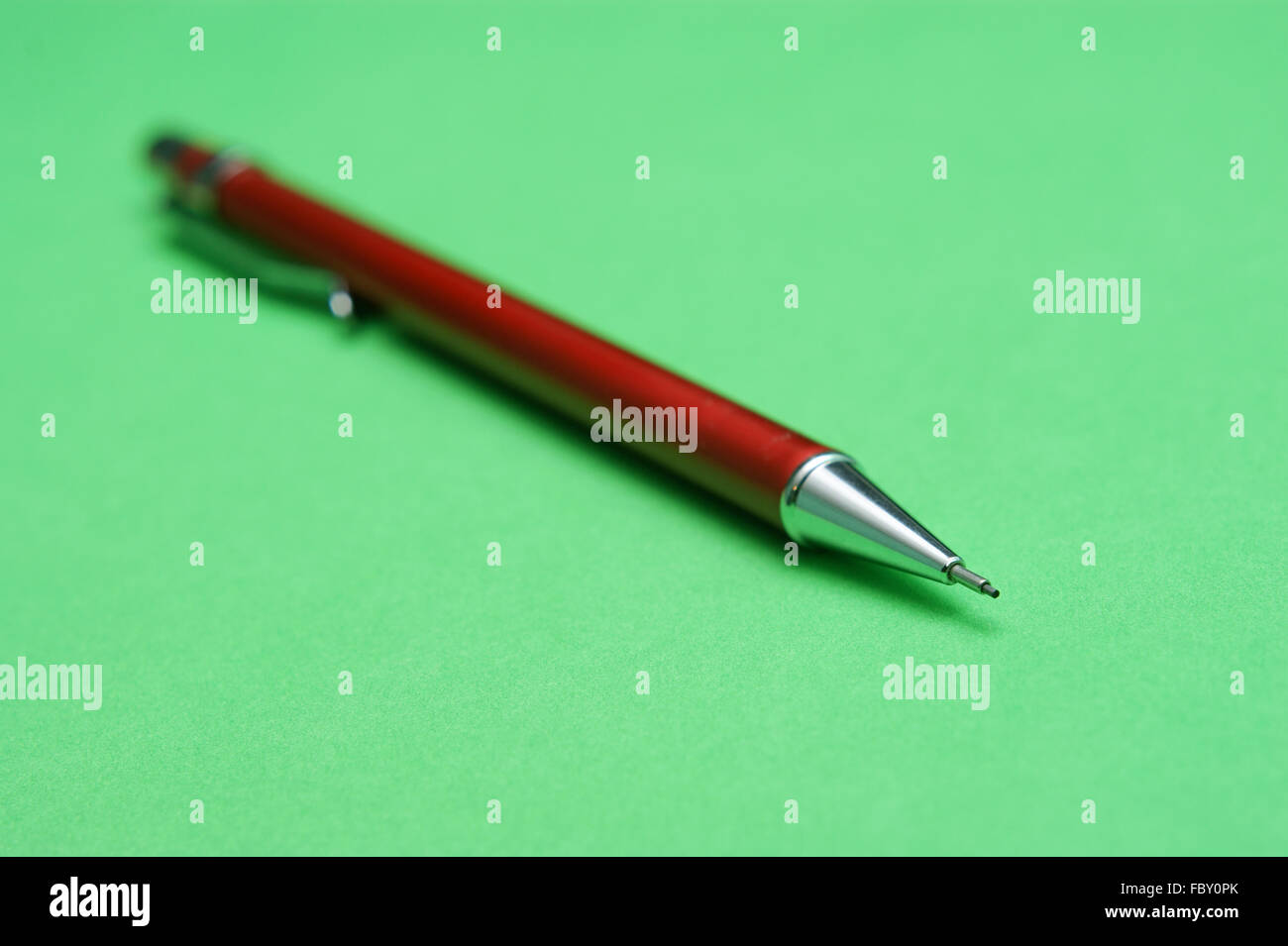red mechanical pencil Stock Photo Alamy