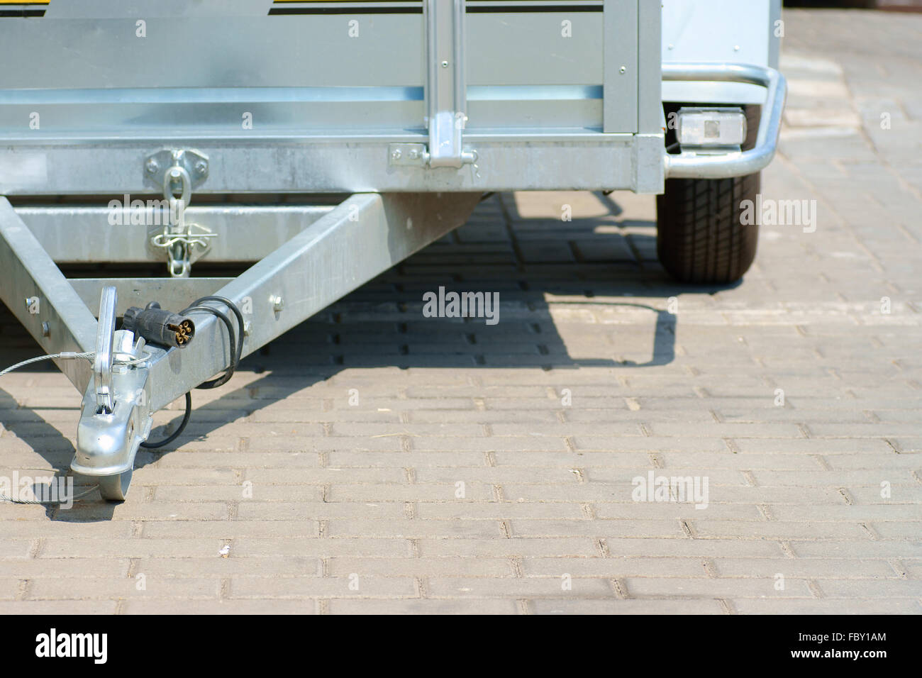 trailer tow bar Stock Photo Alamy