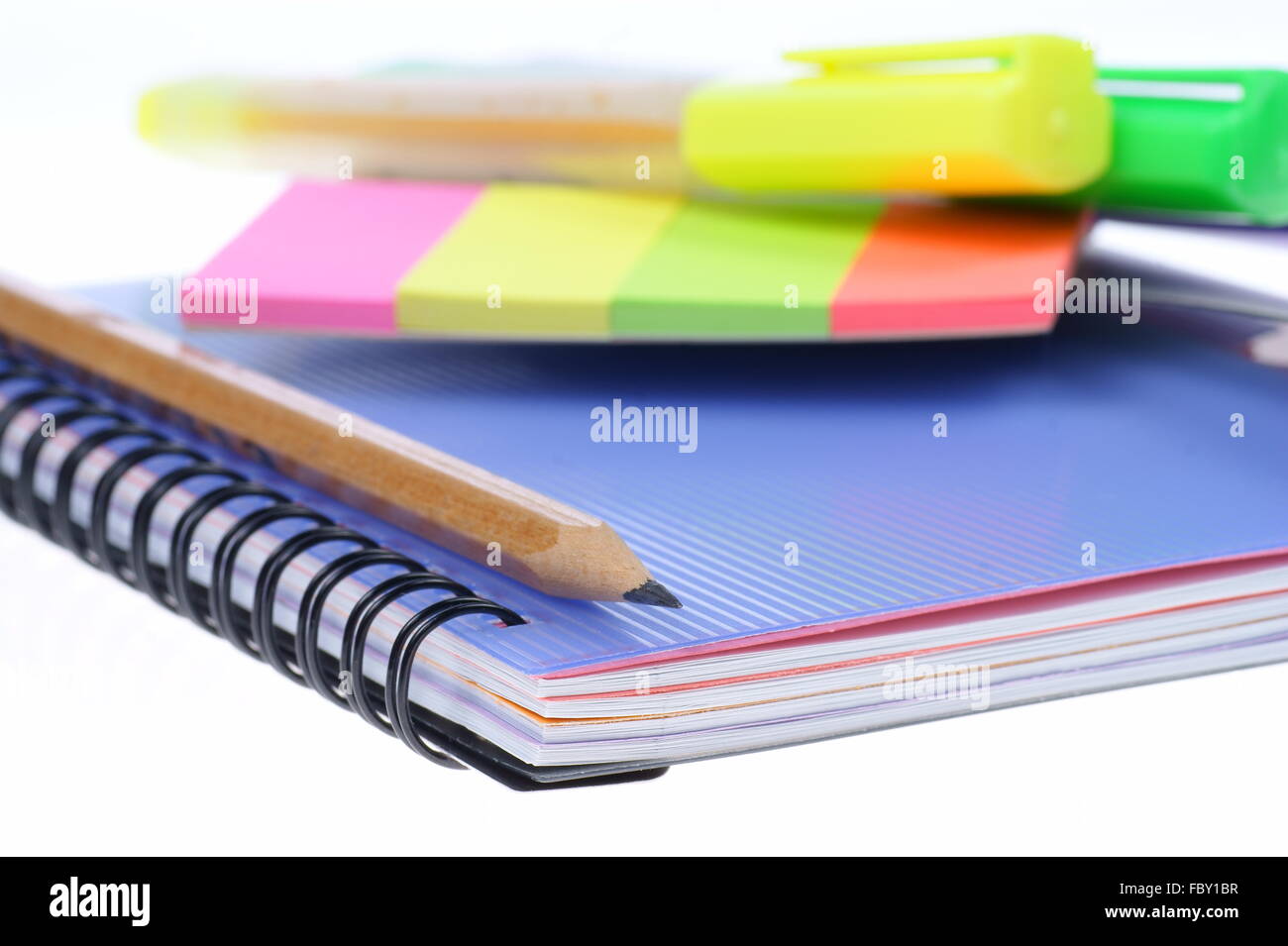 School supplies close up hi-res stock photography and images - Alamy