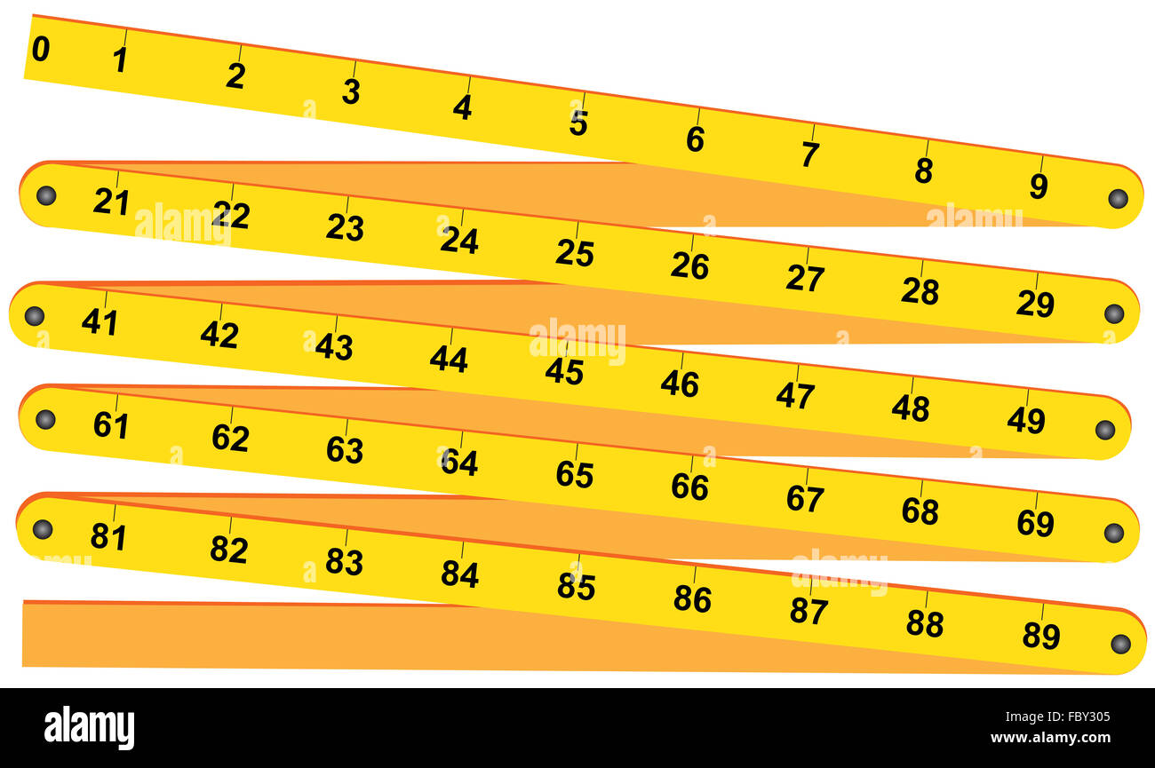 Folding meter rule hi-res stock photography and images - Alamy
