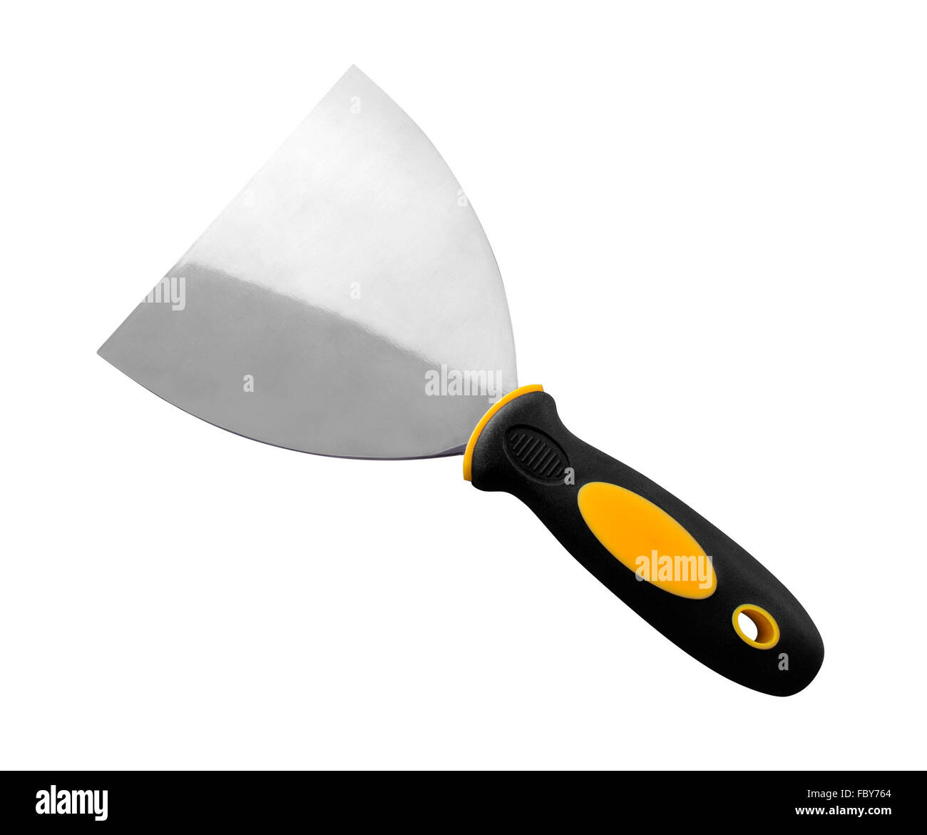 Palette knife isolated on a white background Stock Photo Alamy