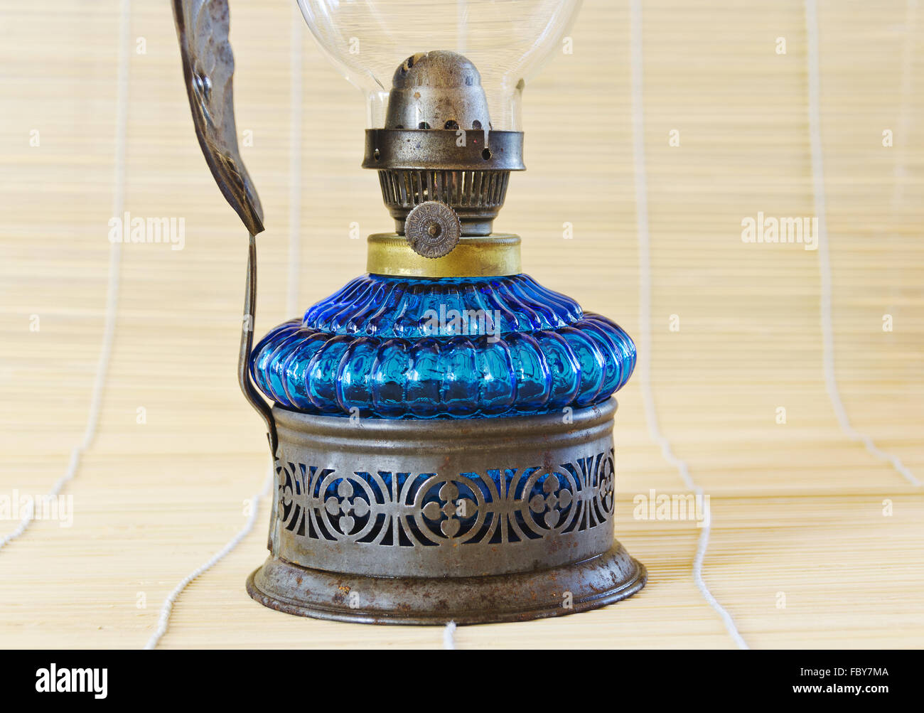 old paraffin lamp Stock Photo