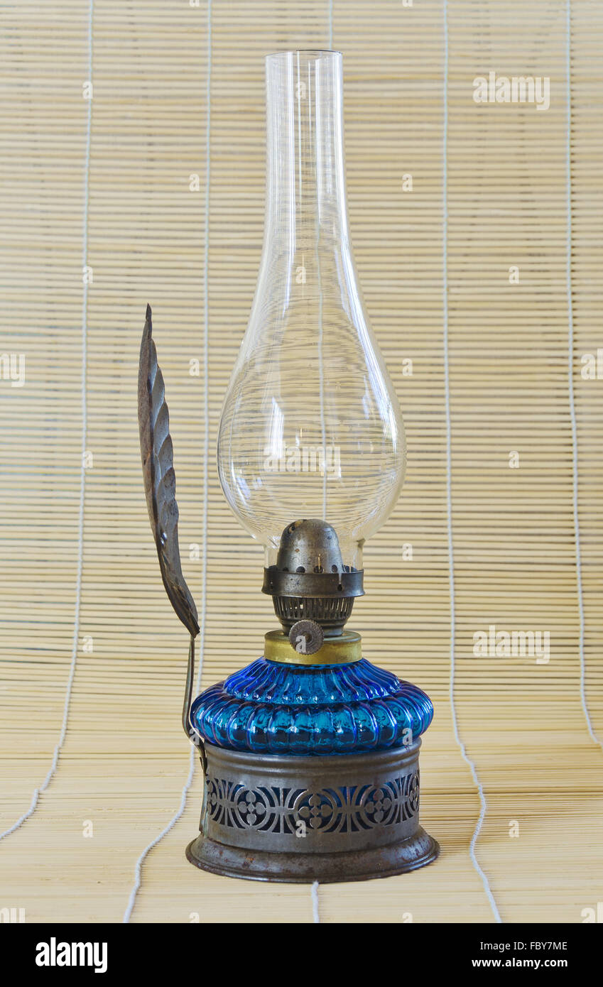 old paraffin lamp Stock Photo