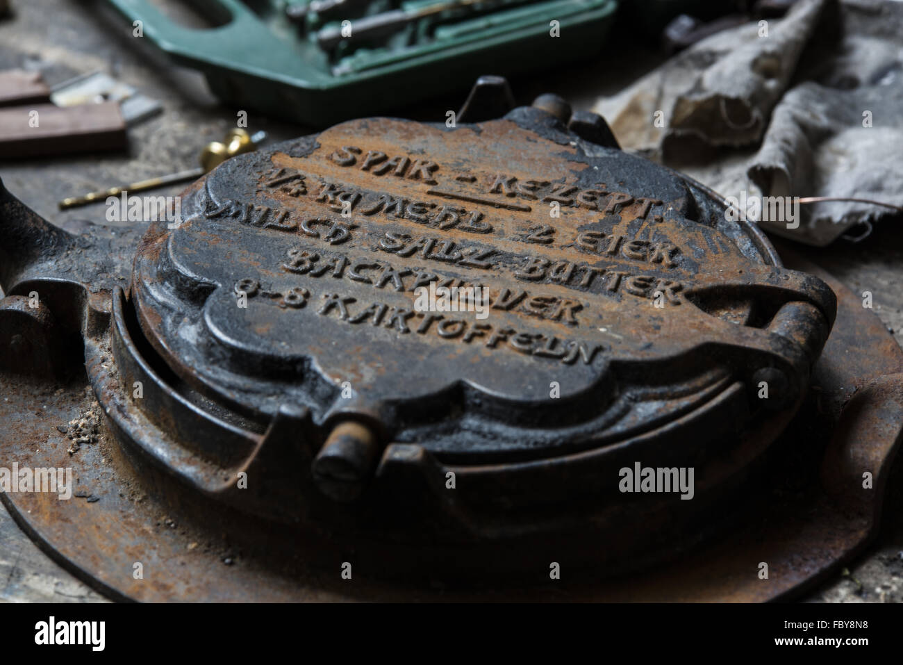 Waffle Iron Stock Photo Alamy