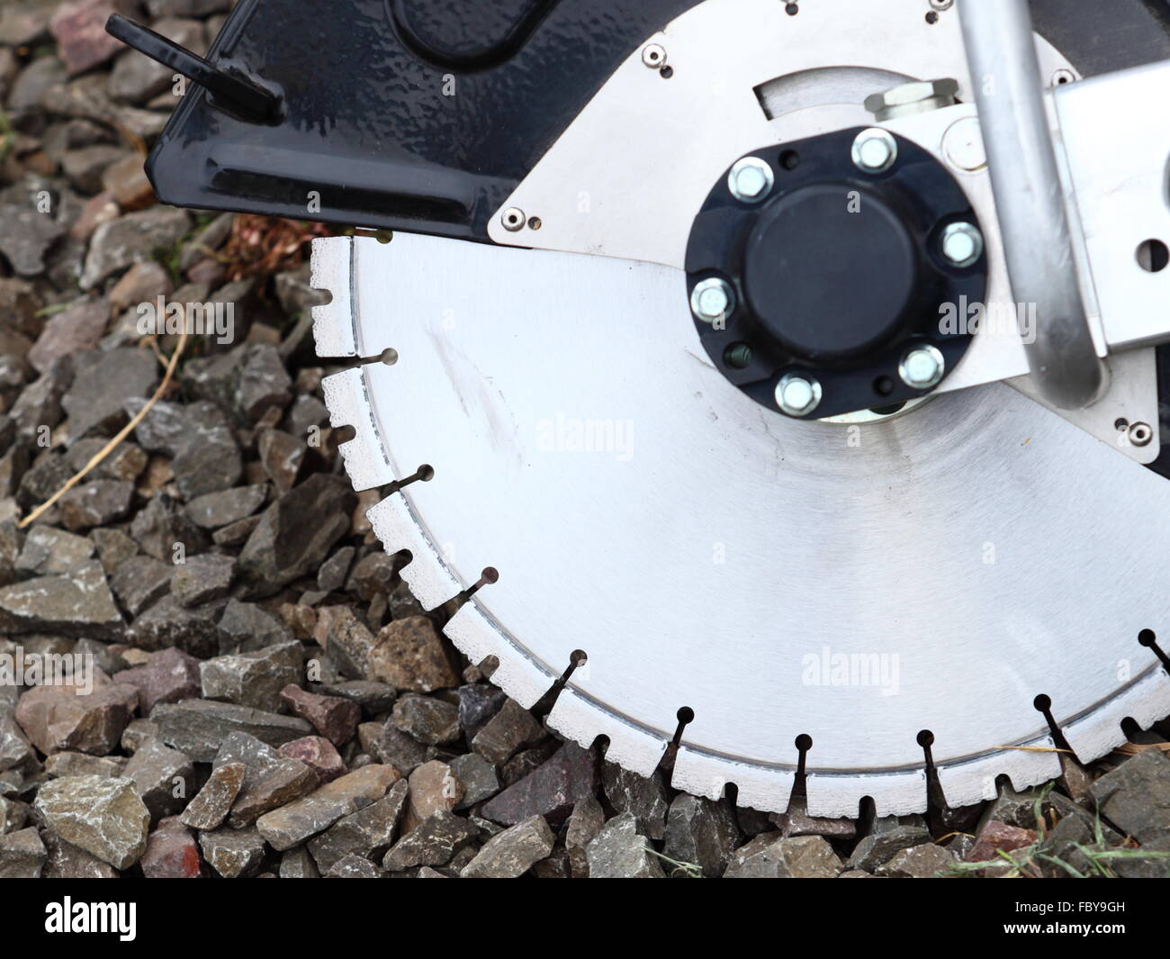 circular saw blades concrete cutter Stock Photo Alamy