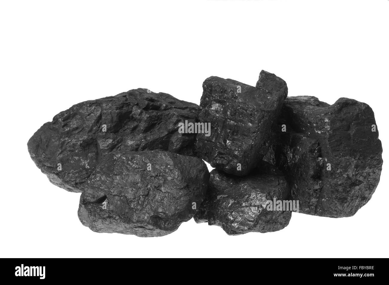 coal, carbon nuggets Stock Photo