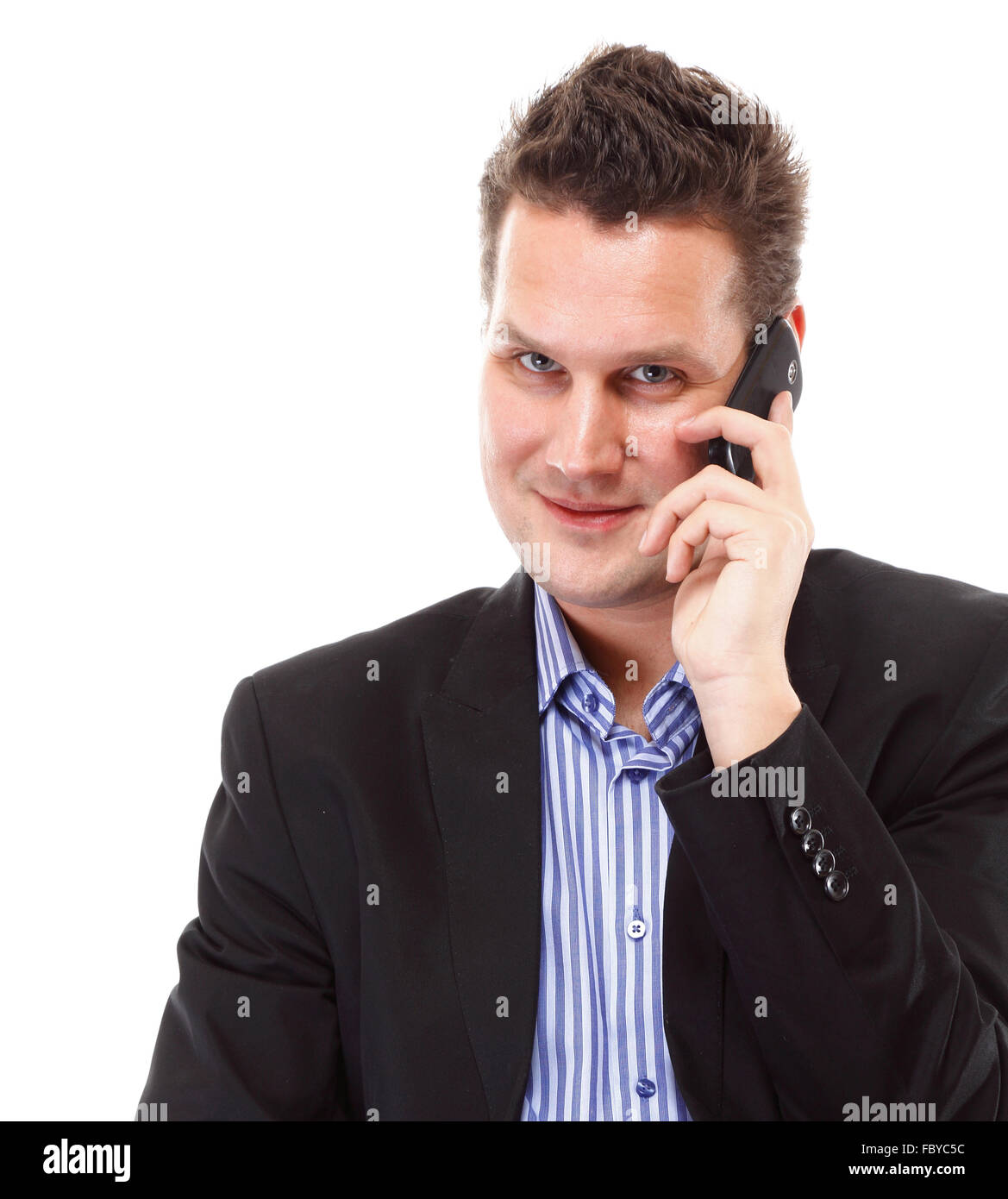 Cool business guy on phone hi-res stock photography and images - Alamy