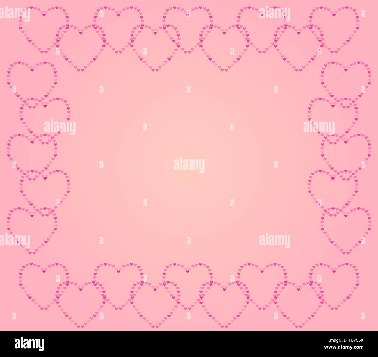 hearts on a white background Stock Photo - Alamy