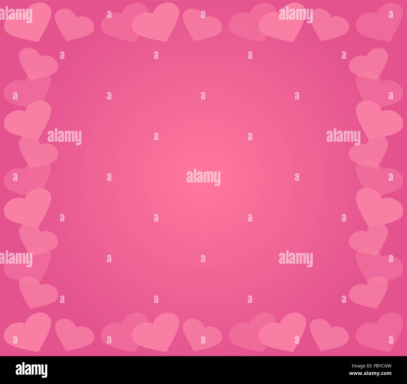 hearts on a white background Stock Photo - Alamy