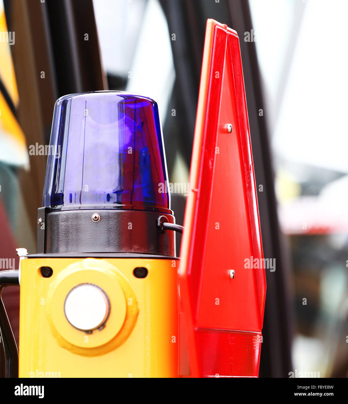 signal lamp for warning flashing light on vehicle Stock Photo Alamy