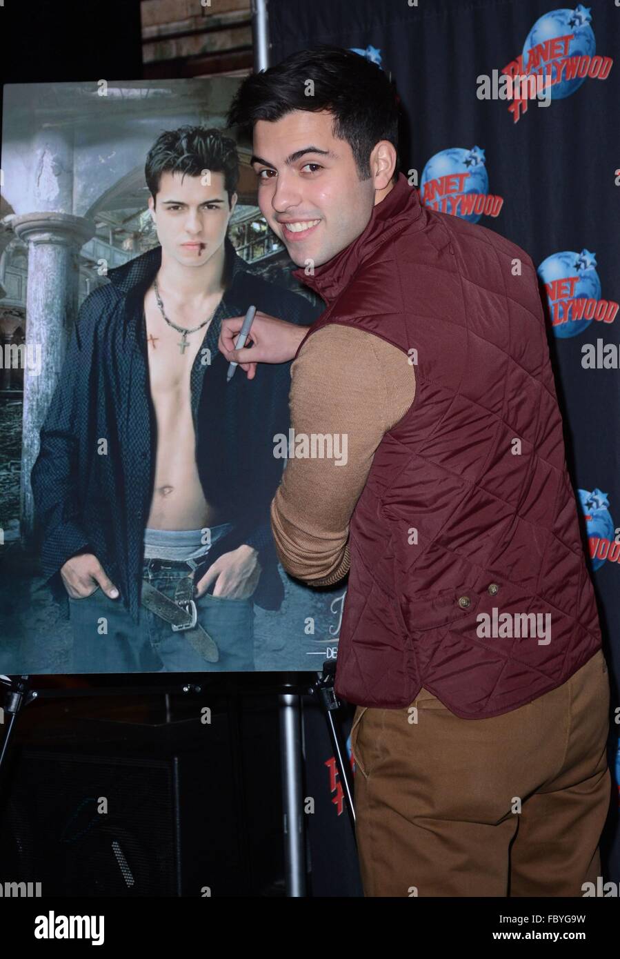 New York, NY, USA. 19th Jan, 2016. David Castro at a public appearance ...
