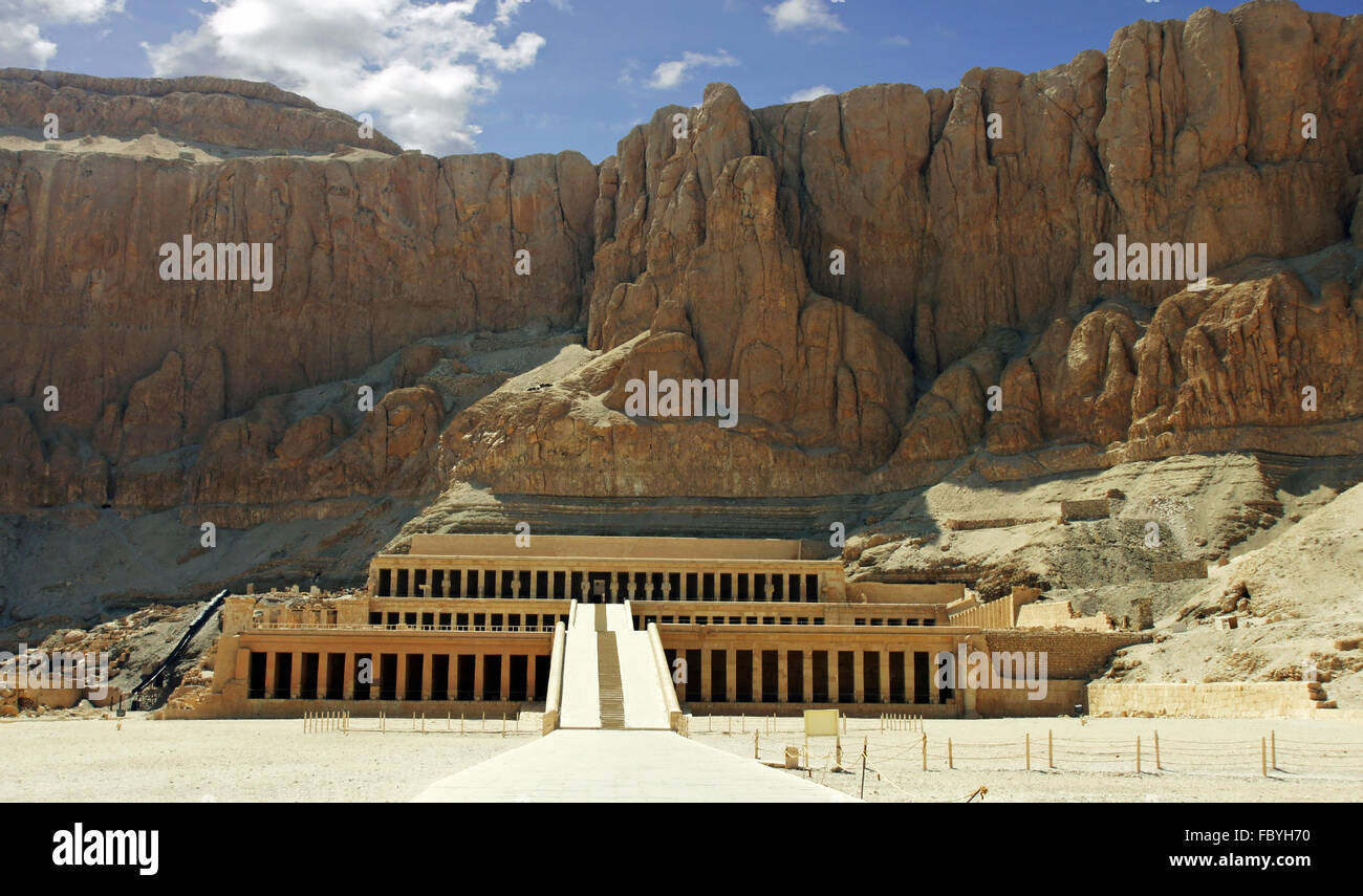 hatschepsut temle in luxor Stock Photo