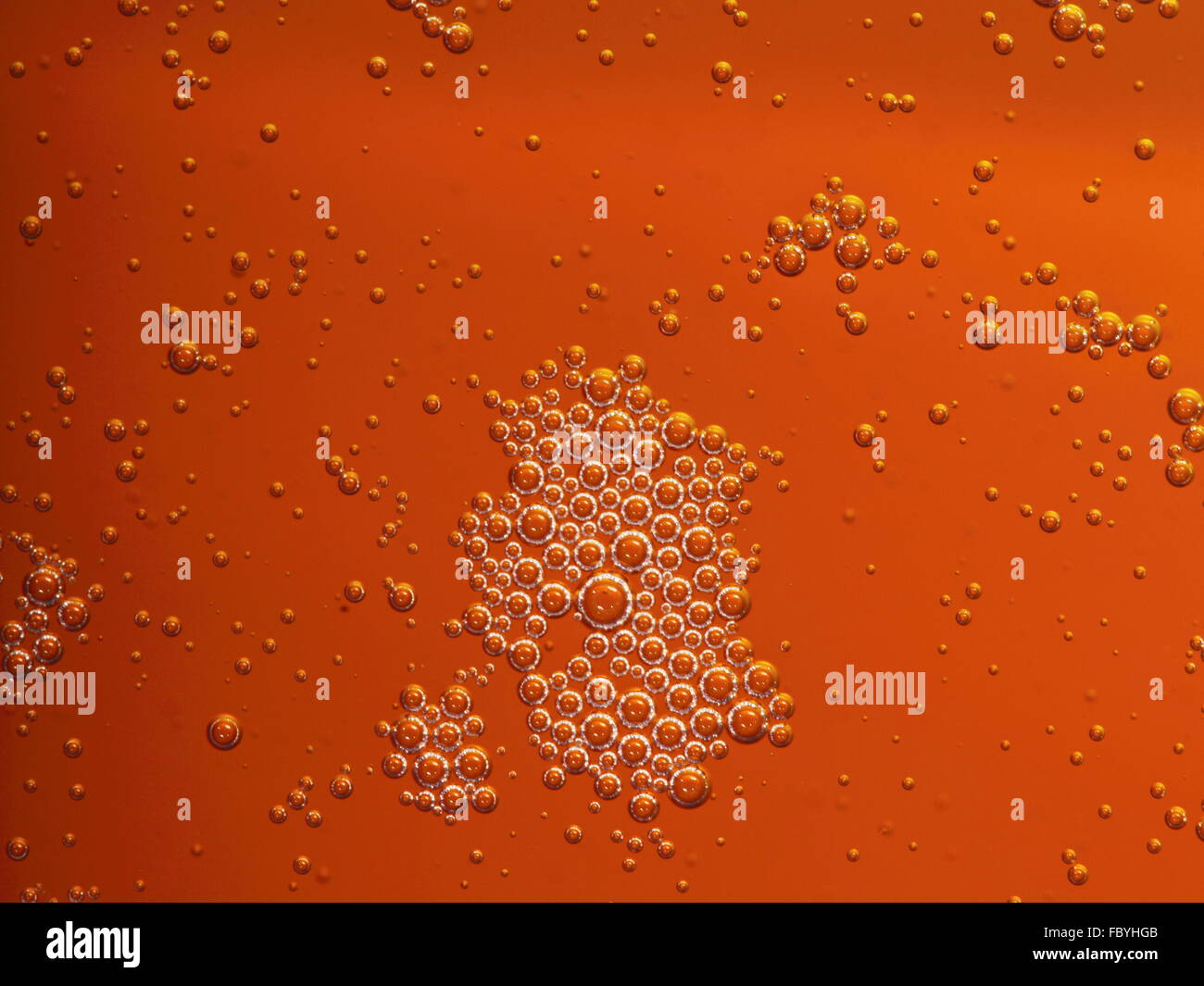 motor oil with bubbles texture background Stock Photo