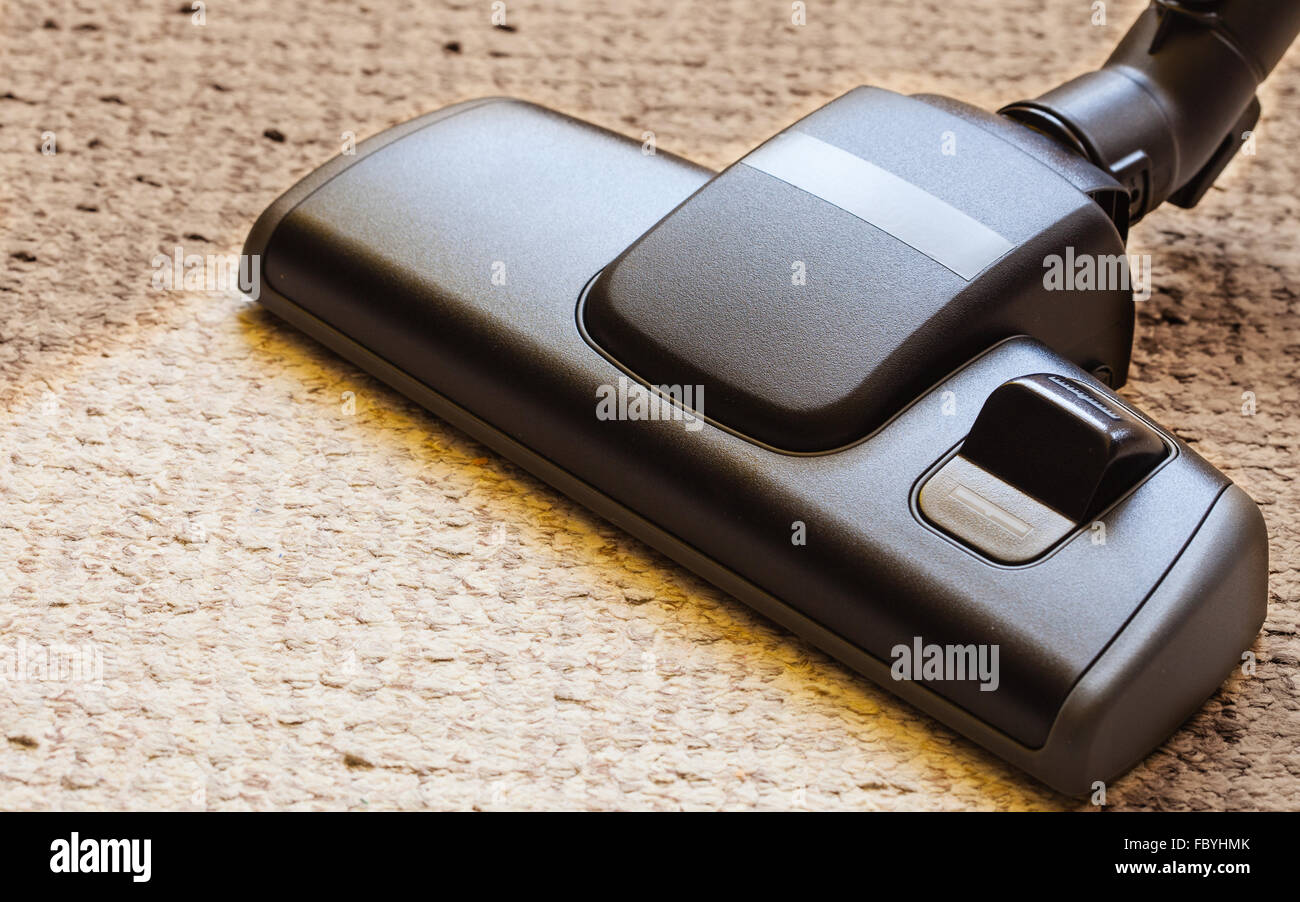 cleaning with vacuum cleaner dirty, dusty floor Stock Photo Alamy