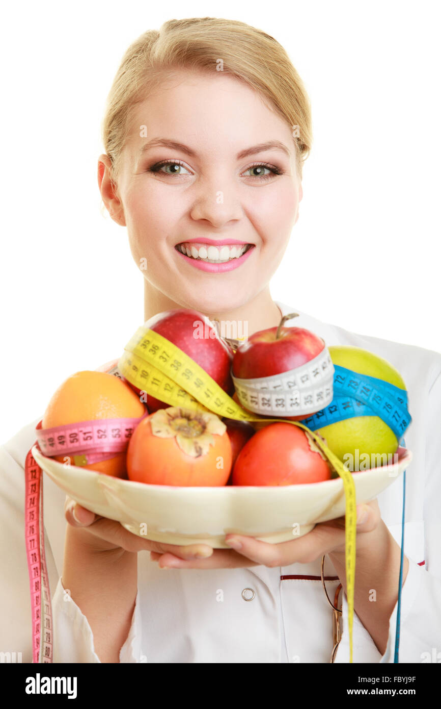 Doctor dietitian healthy food. Diet Stock Photo Alamy