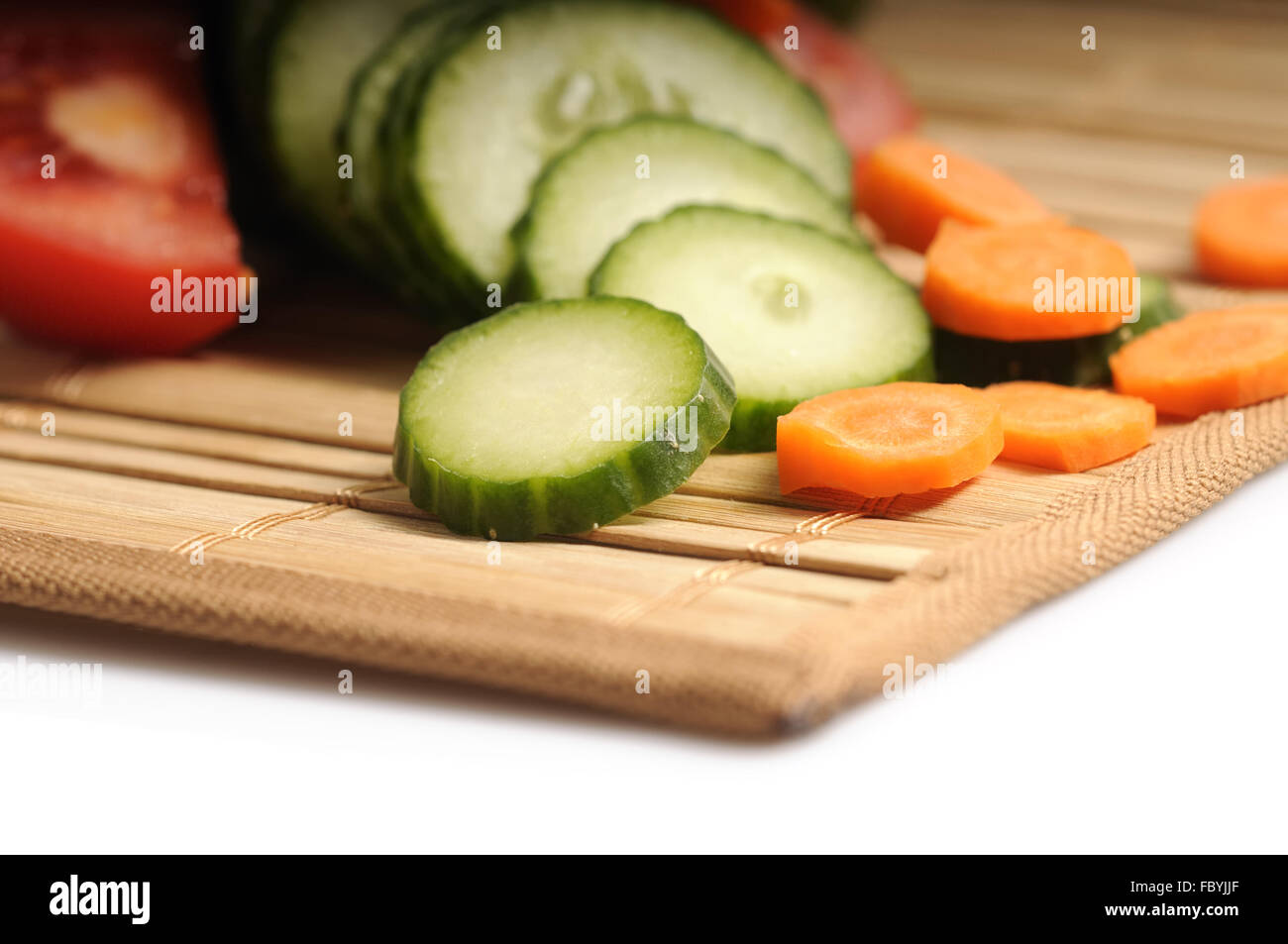 cucumber and others Stock Photo