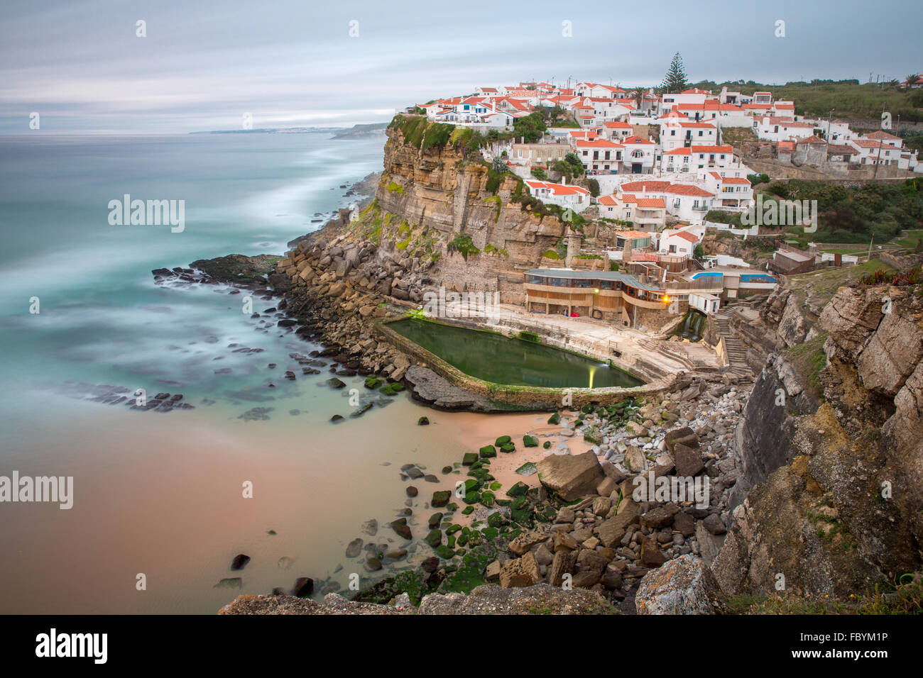 Azenhas do Mar village Sintra Portugal Stock Photo - Alamy