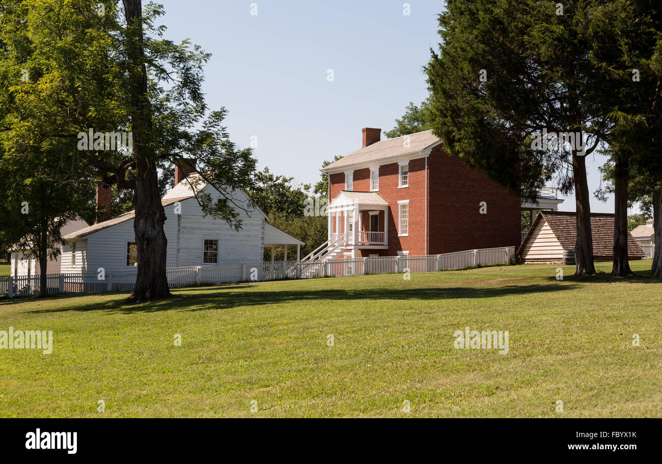 McLean House at Appomattox Court House National Park Stock Photo Alamy