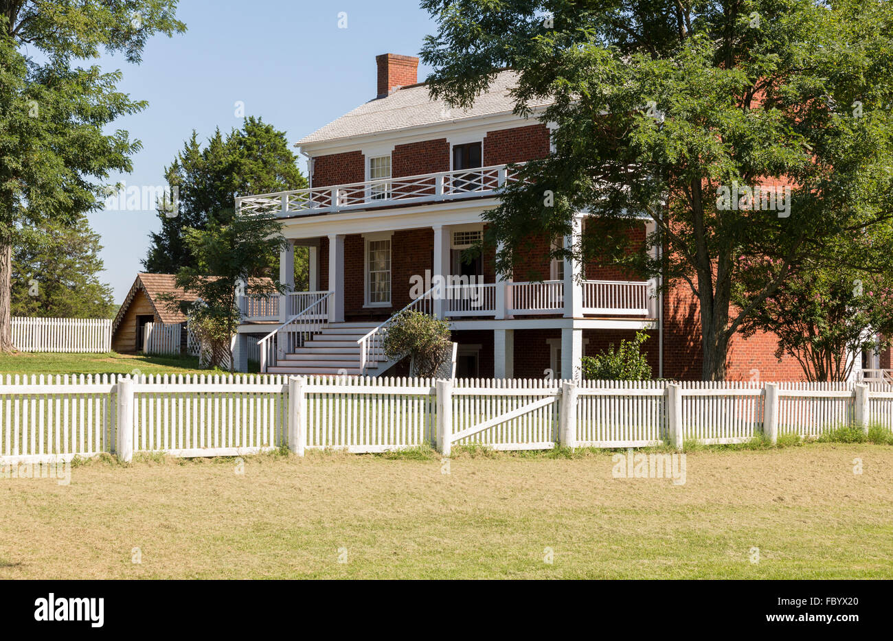 McLean House at Appomattox Court House National Park Stock Photo Alamy