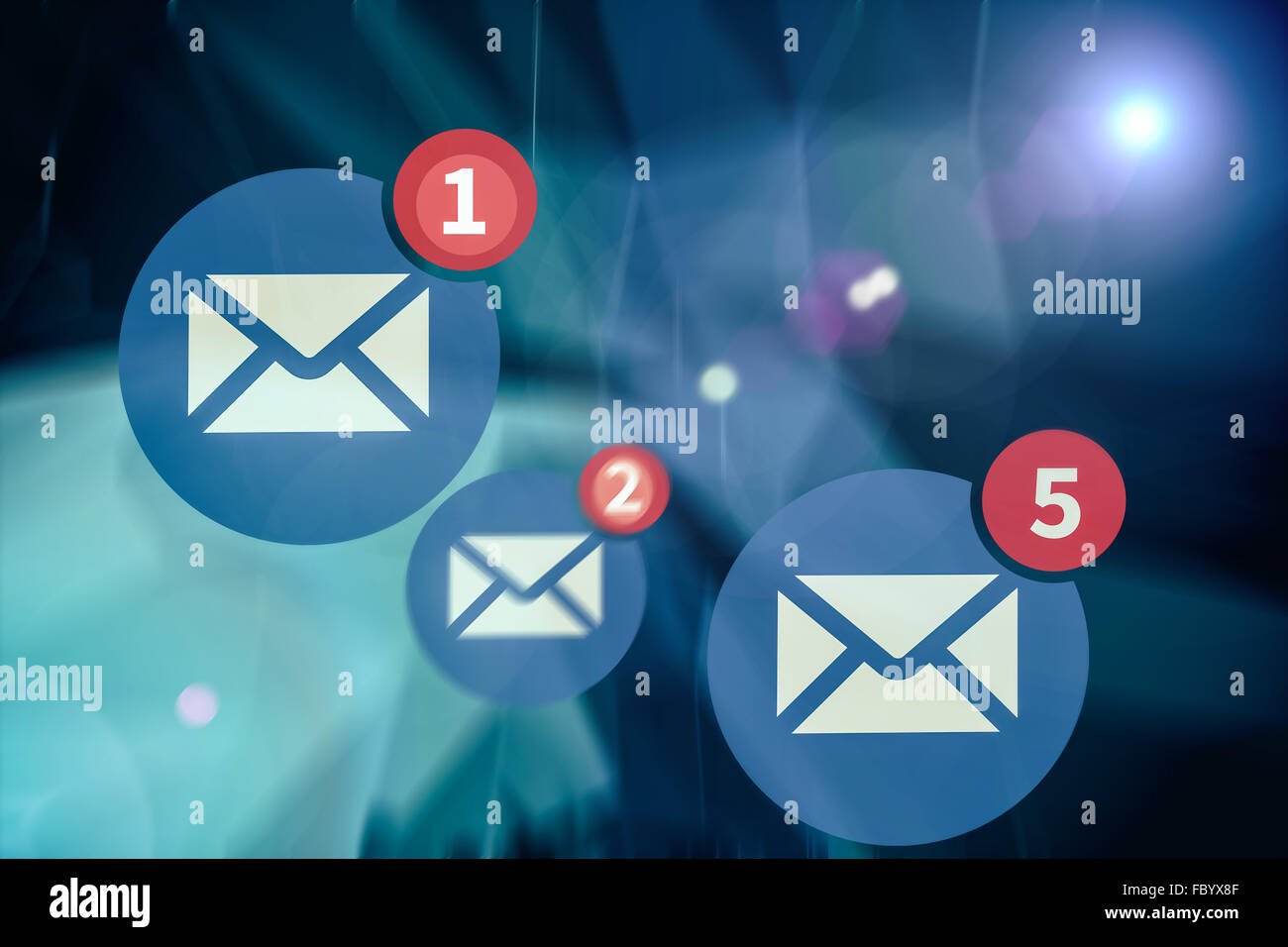 Five messages hi res stock photography and images Alamy