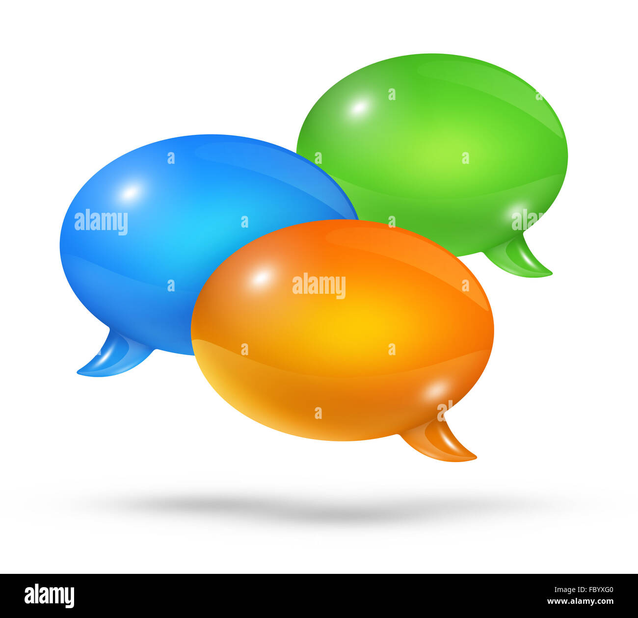 Group of speech bubbles Stock Photo - Alamy