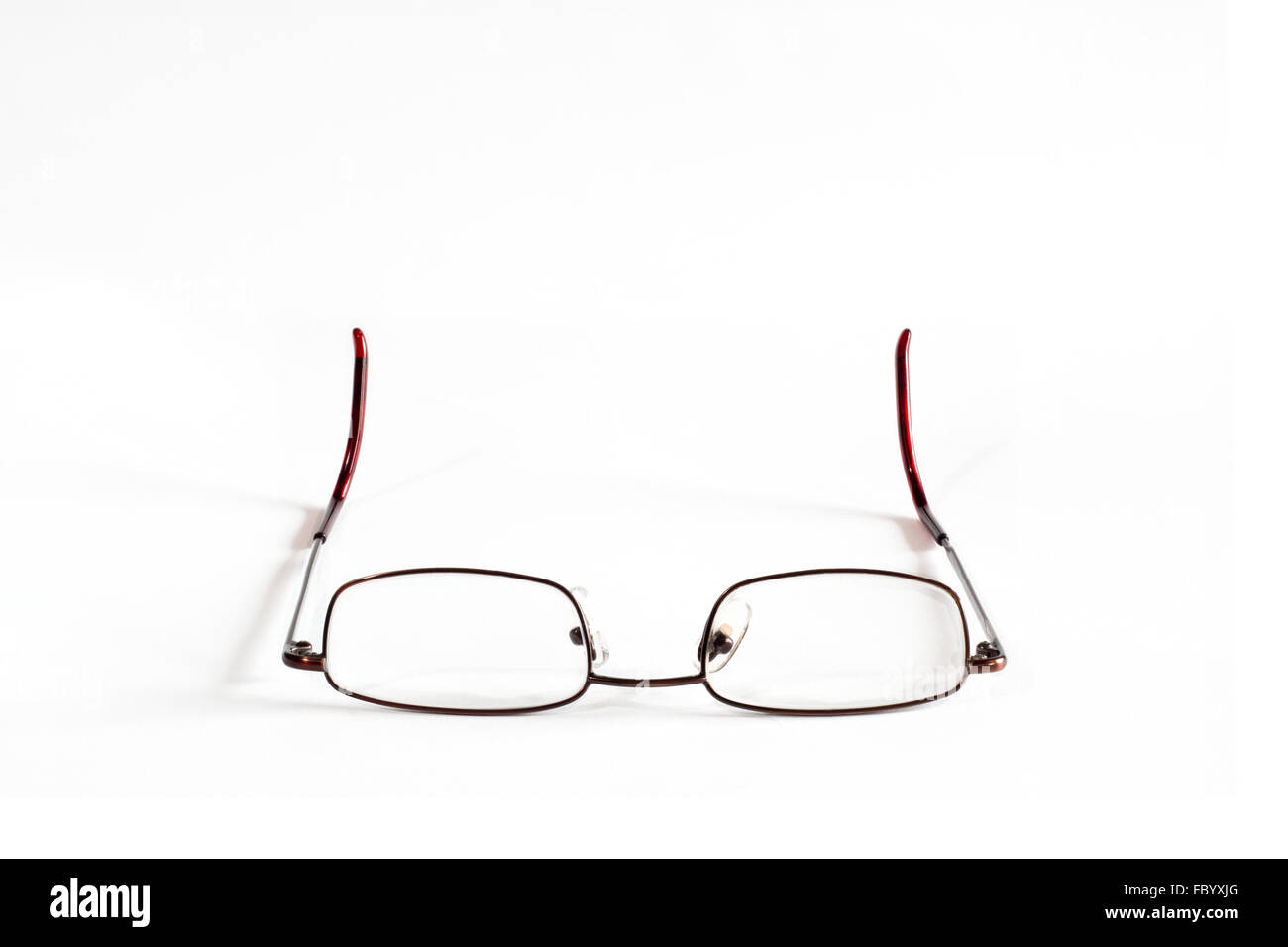 Reading glasses Stock Photo