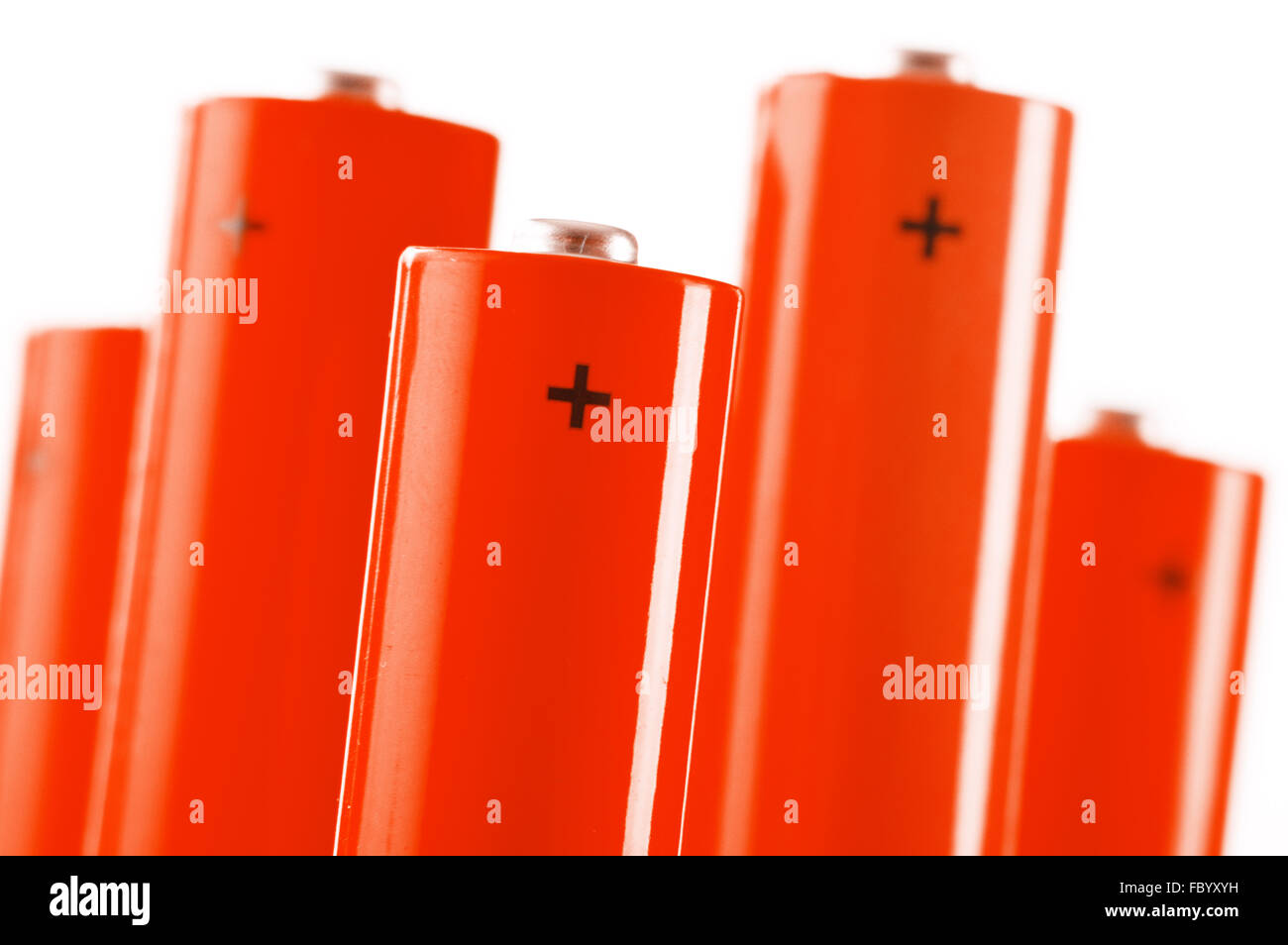 Composition with alkaline batteries. Chemical waste Stock Photo Alamy