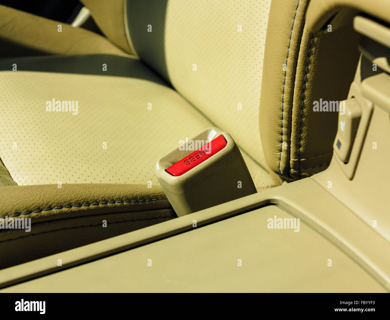 Seat Belt Lock On Modern Car Stock Photo 2342026237