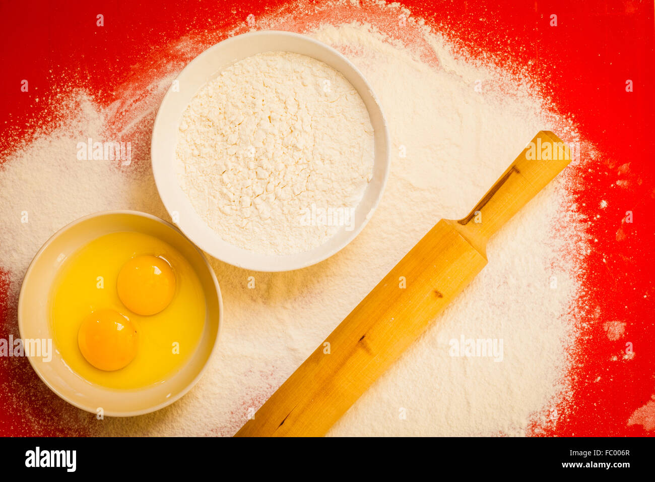 Preparation for baking, bake ingredients Stock Photo Alamy