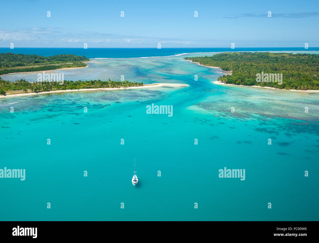 Aerial view of Sainte Marie island, Madagascar Stock Photo Alamy