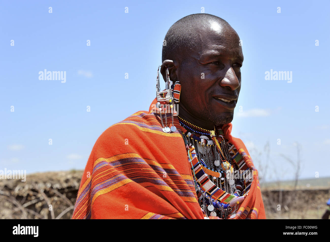 Village chief africa hi-res stock photography and images - Alamy