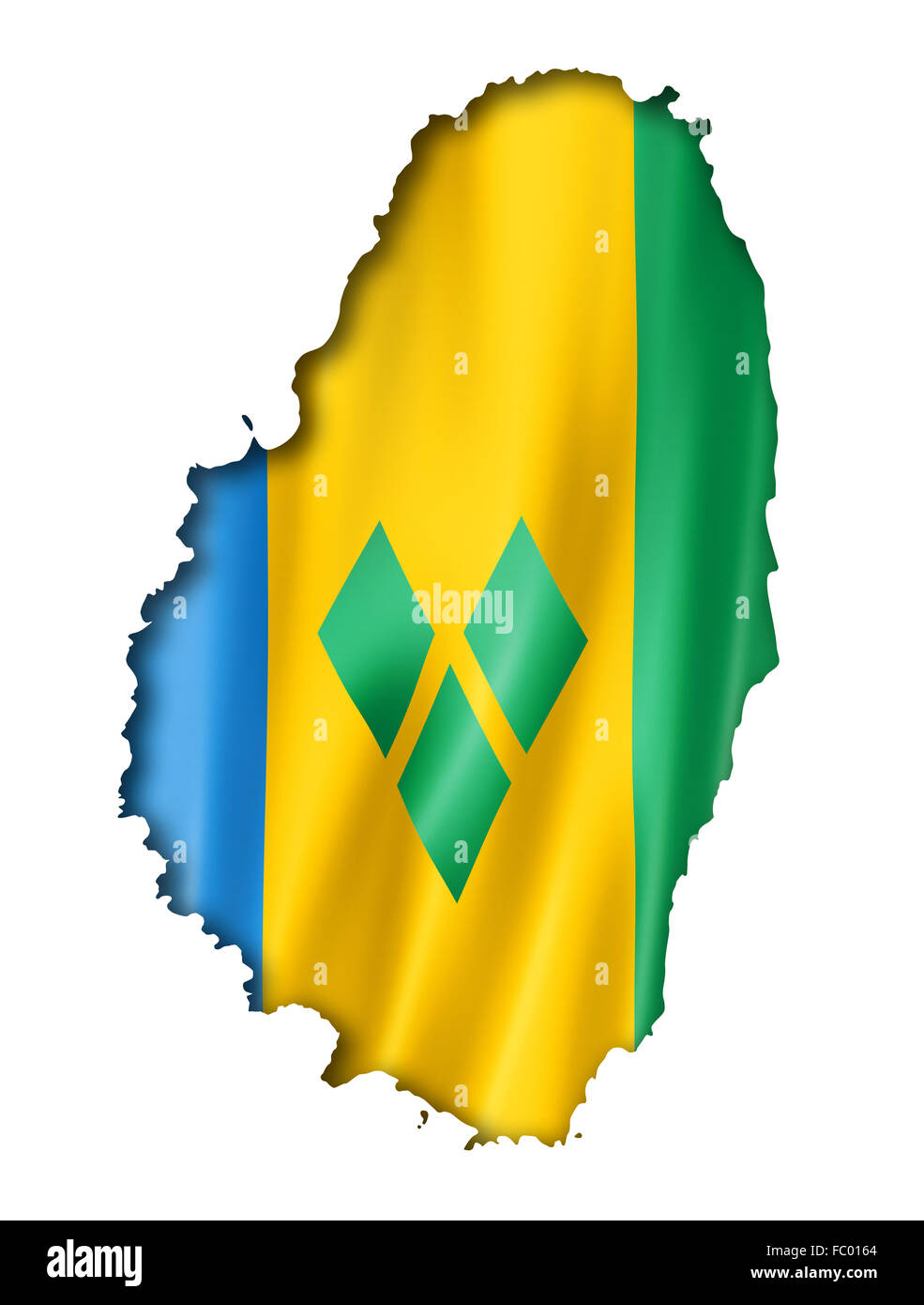 Saint vincent and grenadines map hi-res stock photography and images ...