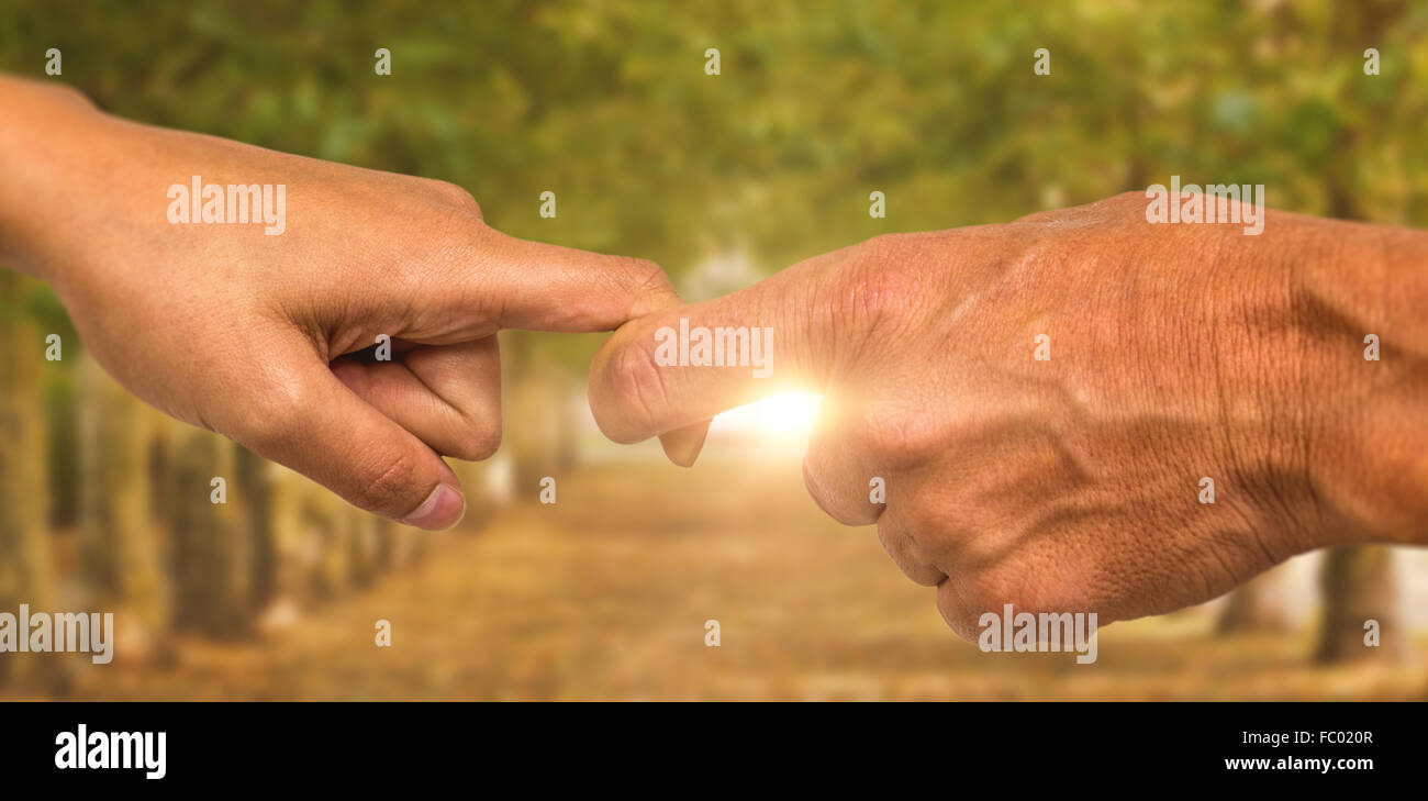 Line of people holding hands hires stock photography and images Alamy