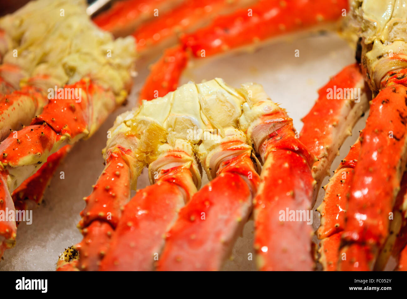 Crabs at famous fish market in Bergen, Norway Stock Photo Alamy