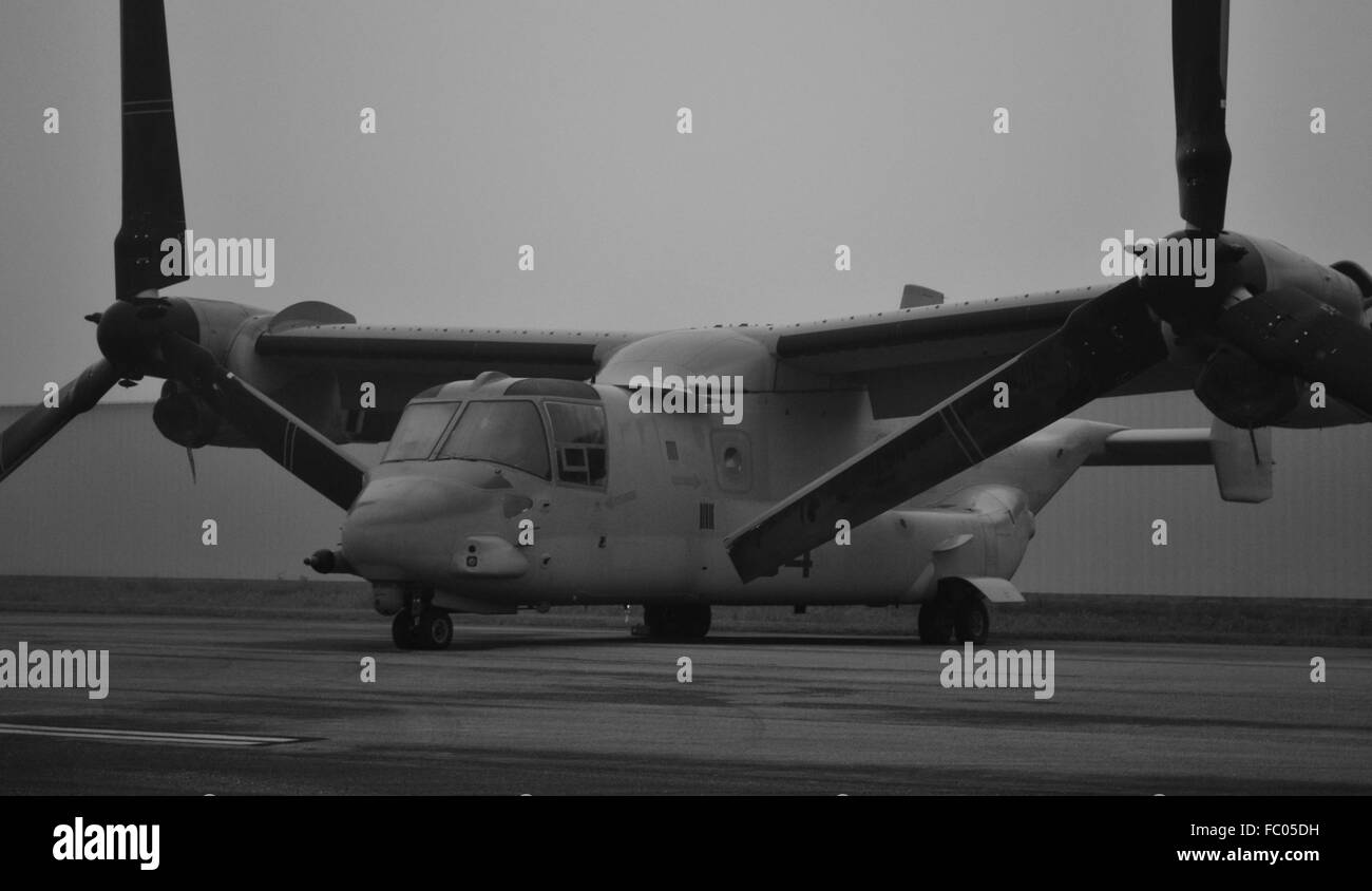 Marine Corps MV-22 Osprey Tiltrotor Stock Photo