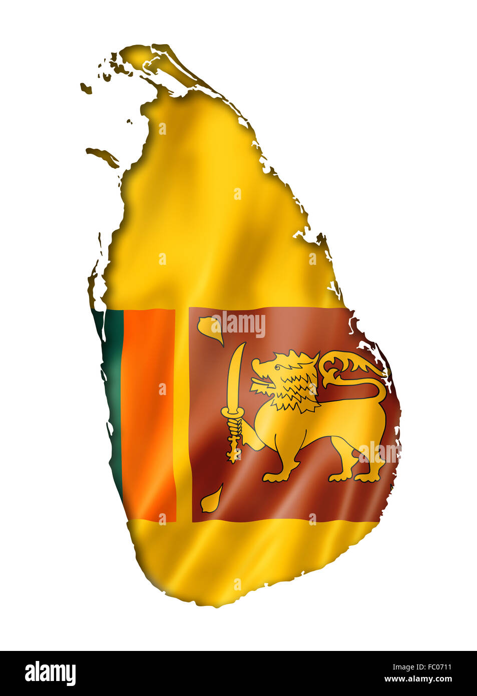 Sri Lanka Flag Map Sri Lanka Flag Map Stock Photo - Alamy