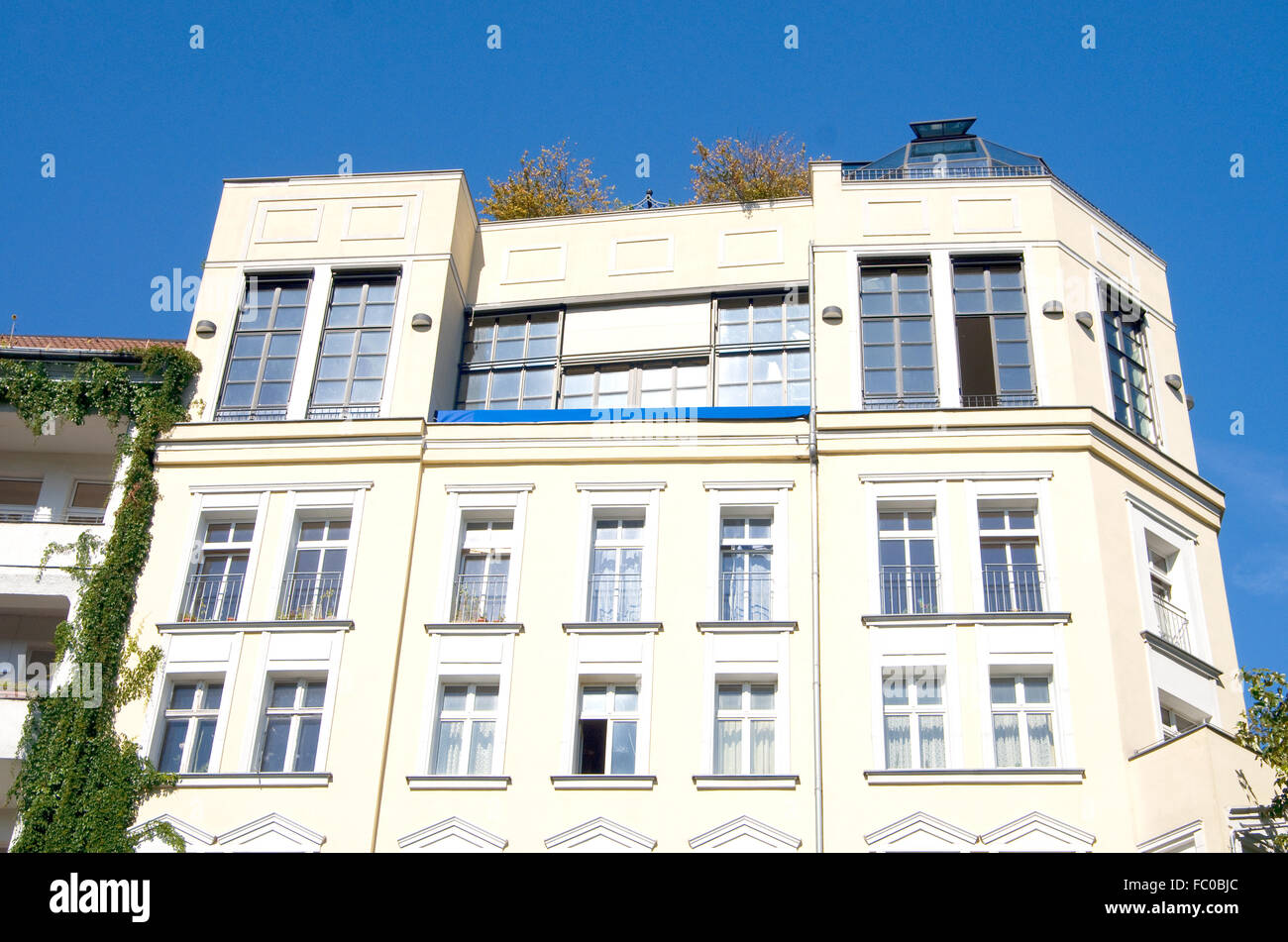Berlin apartment house Stock Photo