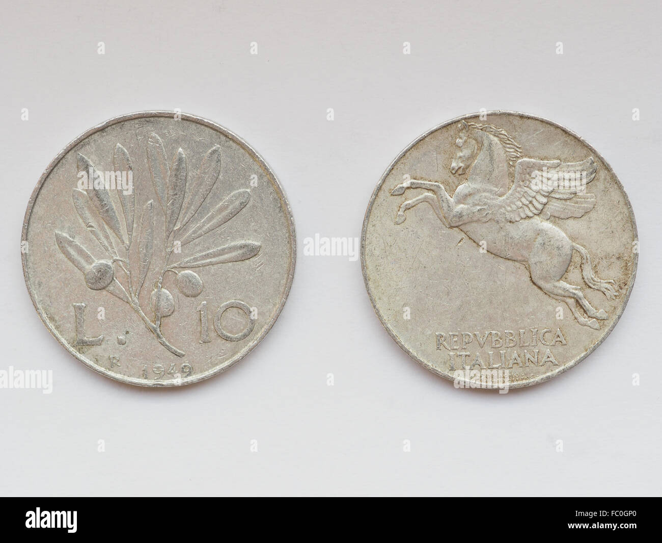Old Italian coins Stock Photo Alamy Old Italian coins Stock Photo Alamy