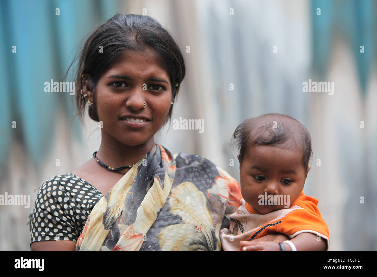 Indian Mother And Baby Photography