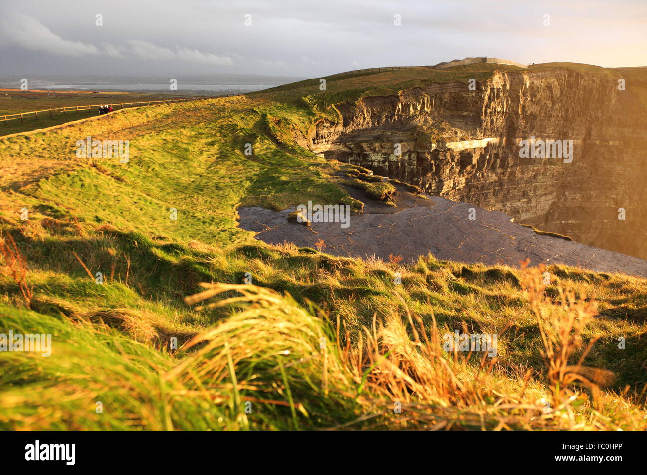Cliffs of Moher at sunset in Co. Clare, Ireland Stock Photo Alamy