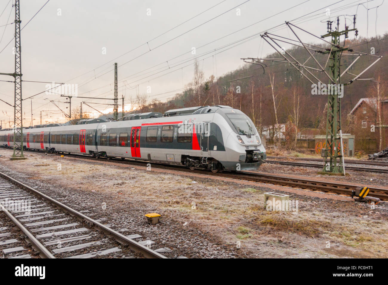 Test-Drive of the new Abellio-Trains Stock Photo