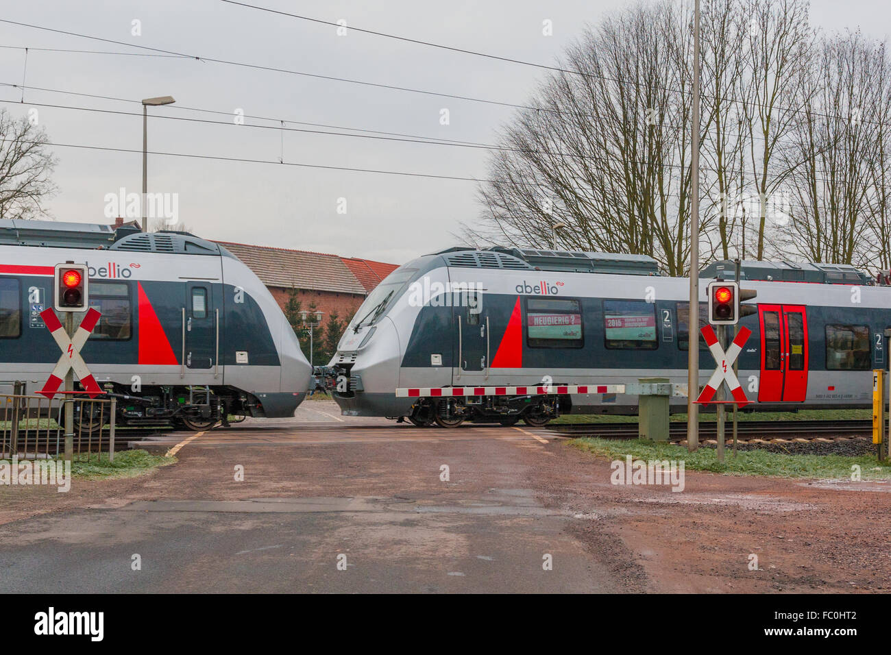 Test-Drive of the new Abellio-Trains Stock Photo