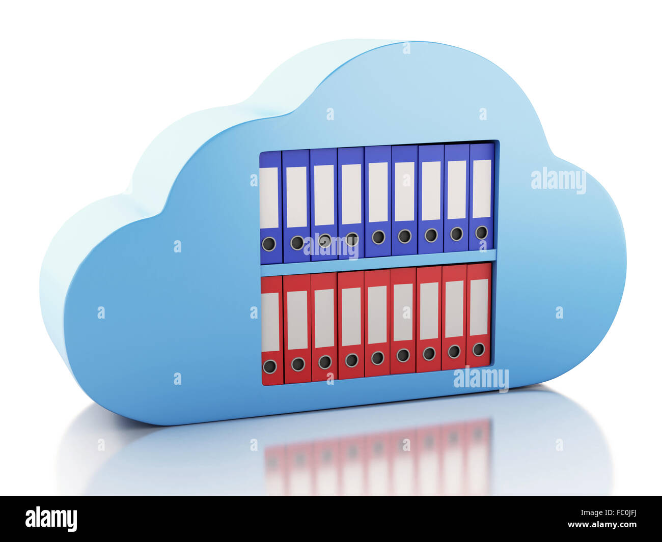 3d File storage in cloud. Cloud computing concept Stock Photo Alamy