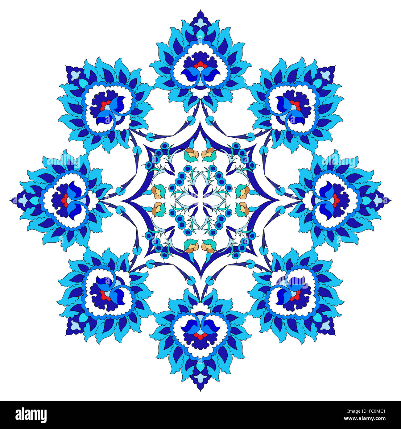 artistic ottoman pattern series fifty one Stock Photo