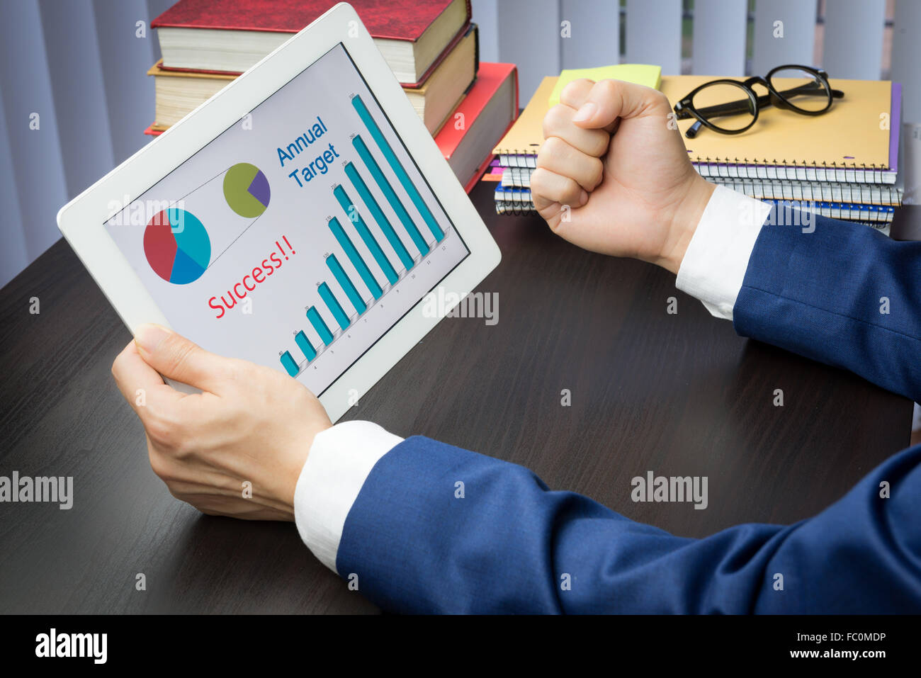 business planning conference meeting concept, target, success Stock Photo