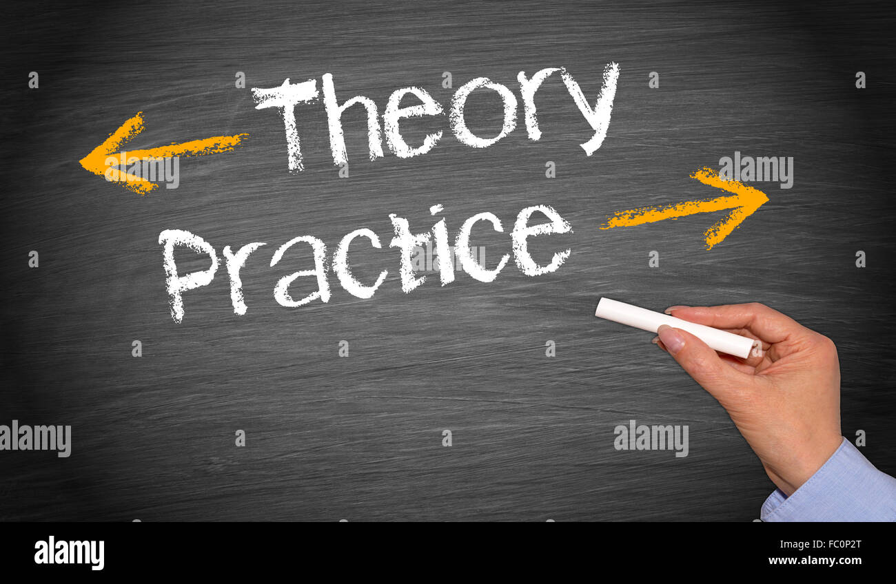 Theory and Practice Stock Photo Alamy