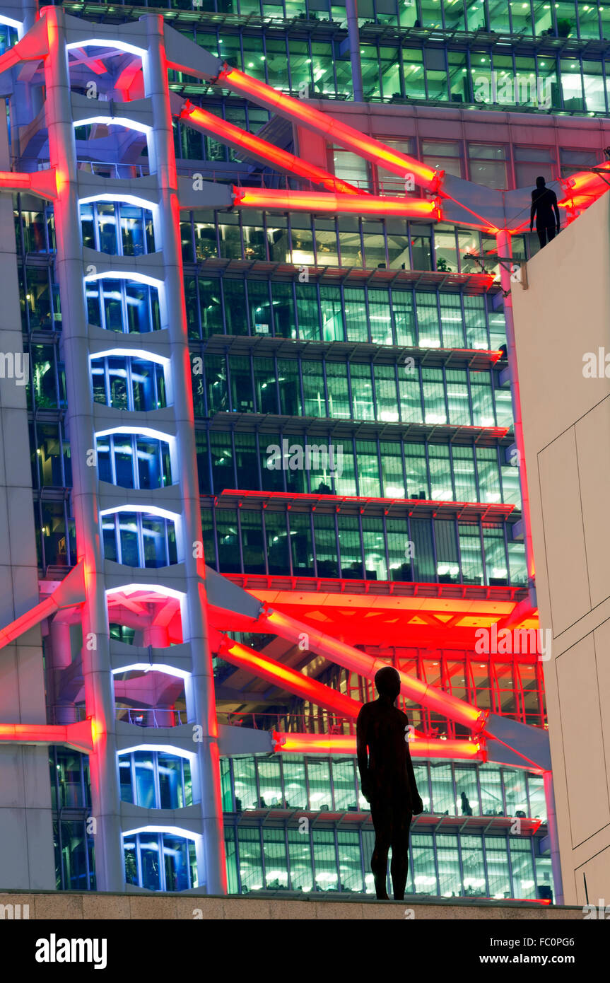 Antony Gormley sculptures in central, Hong Kong, China Stock Photo Alamy