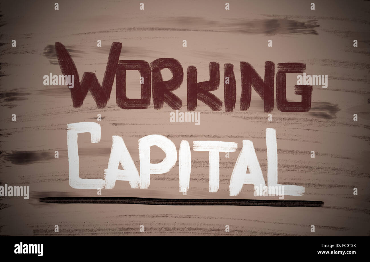 Working Capital Concept Stock Photo