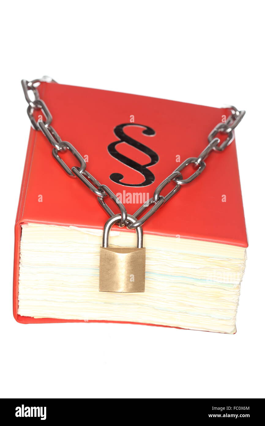 book with protection Stock Photo